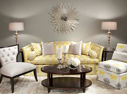 Yellow and Gray Room